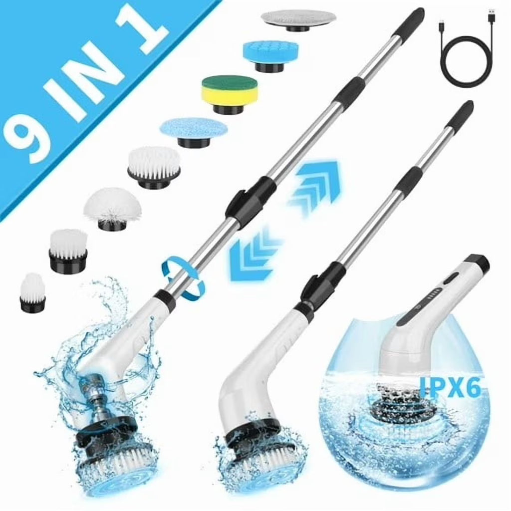 Multi-Surface Cordless Electric Spin Scrubber